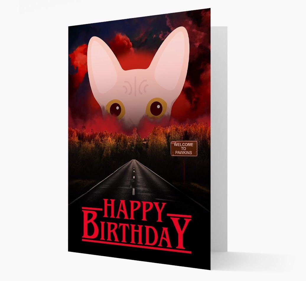 Happy Birthday From Pawkins: Personalized {breedCommonName} Card