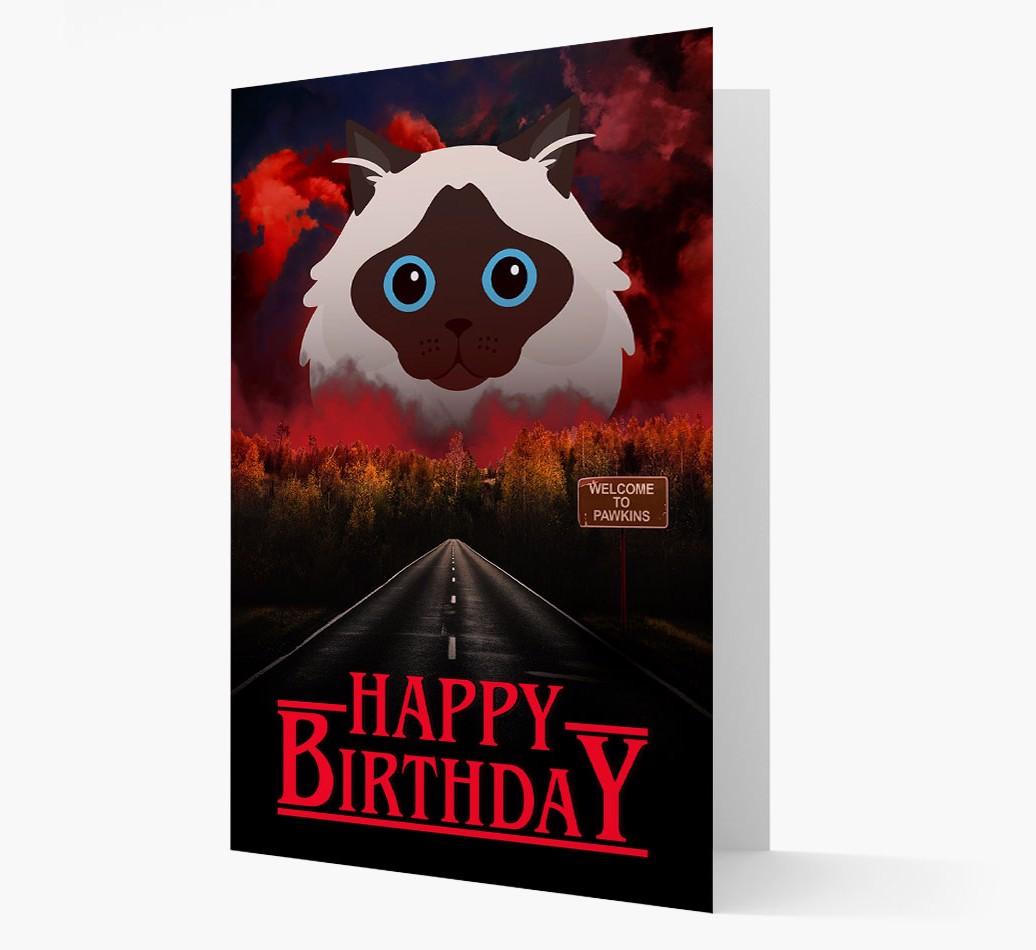 Happy Birthday From Pawkins: Personalized {breedCommonName} Card