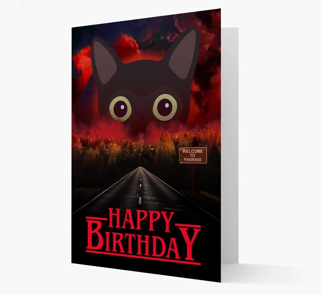 Happy Birthday From Pawkins: Personalized {breedCommonName} Card