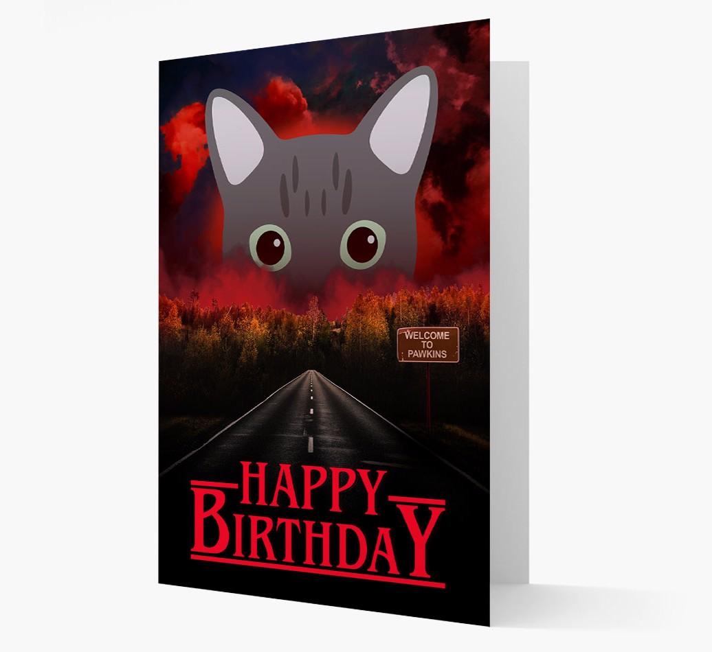 Happy Birthday From Pawkins: Personalized {breedCommonName} Card