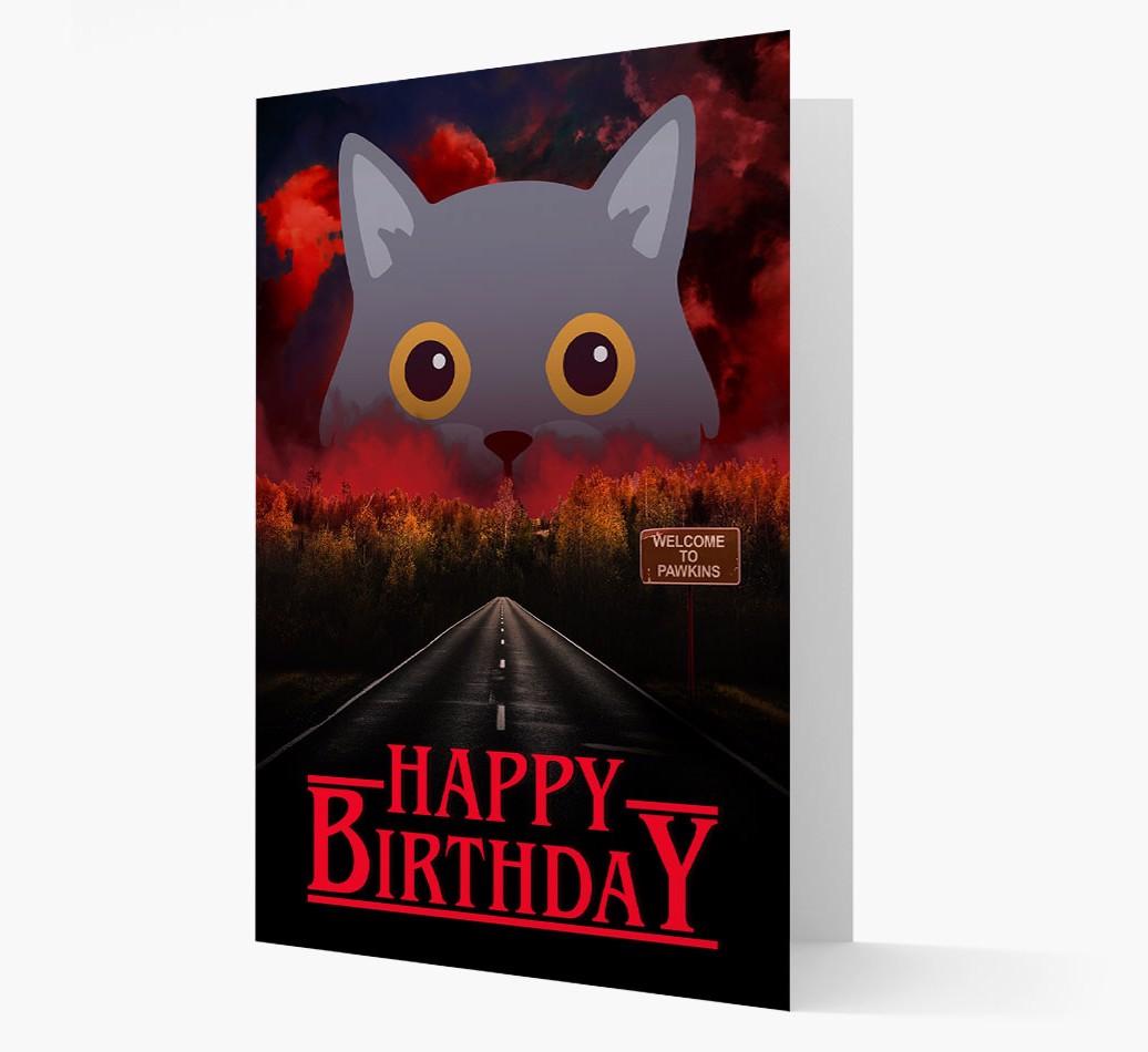 Happy Birthday From Pawkins: Personalized {breedCommonName} Card