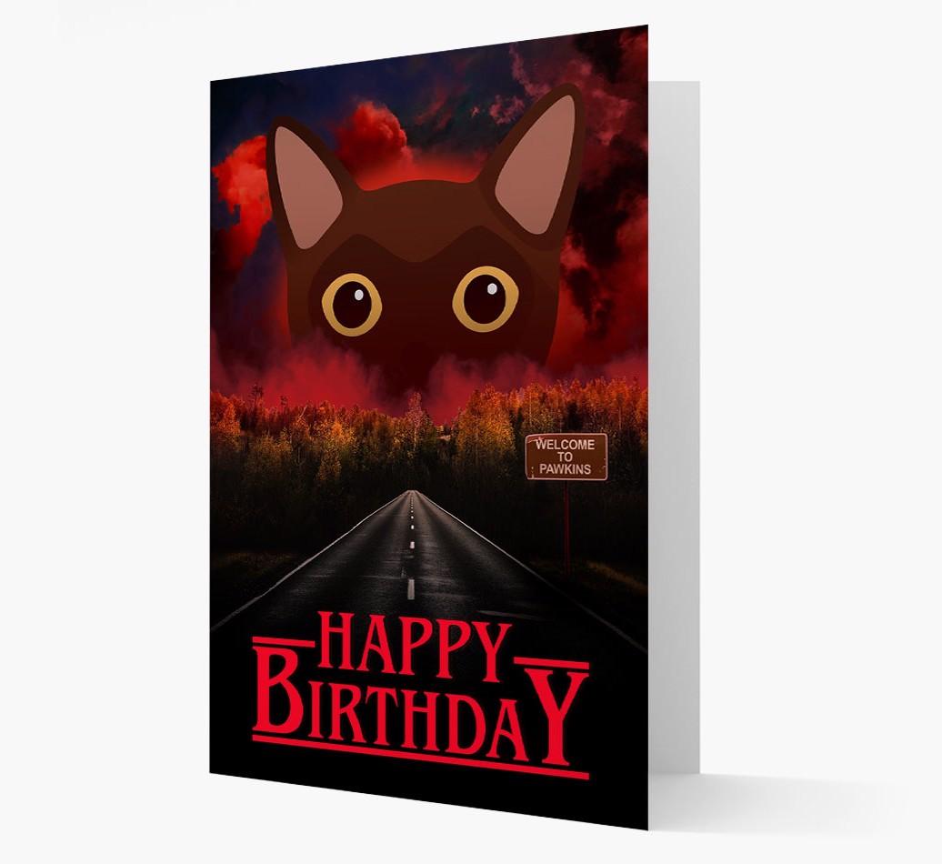 Happy Birthday From Pawkins: Personalized {breedCommonName} Card