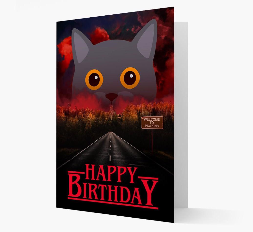 Happy Birthday From Pawkins: Personalized {breedCommonName} Card