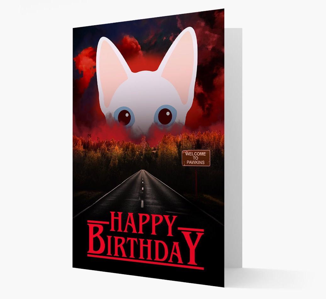 Happy Birthday From Pawkins: Personalized {breedCommonName} Card