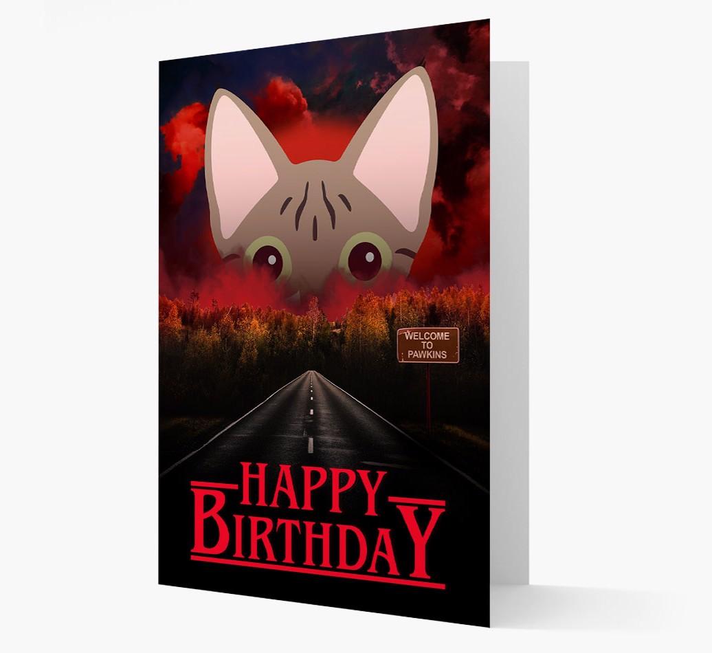 Happy Birthday From Pawkins: Personalized {breedCommonName} Card