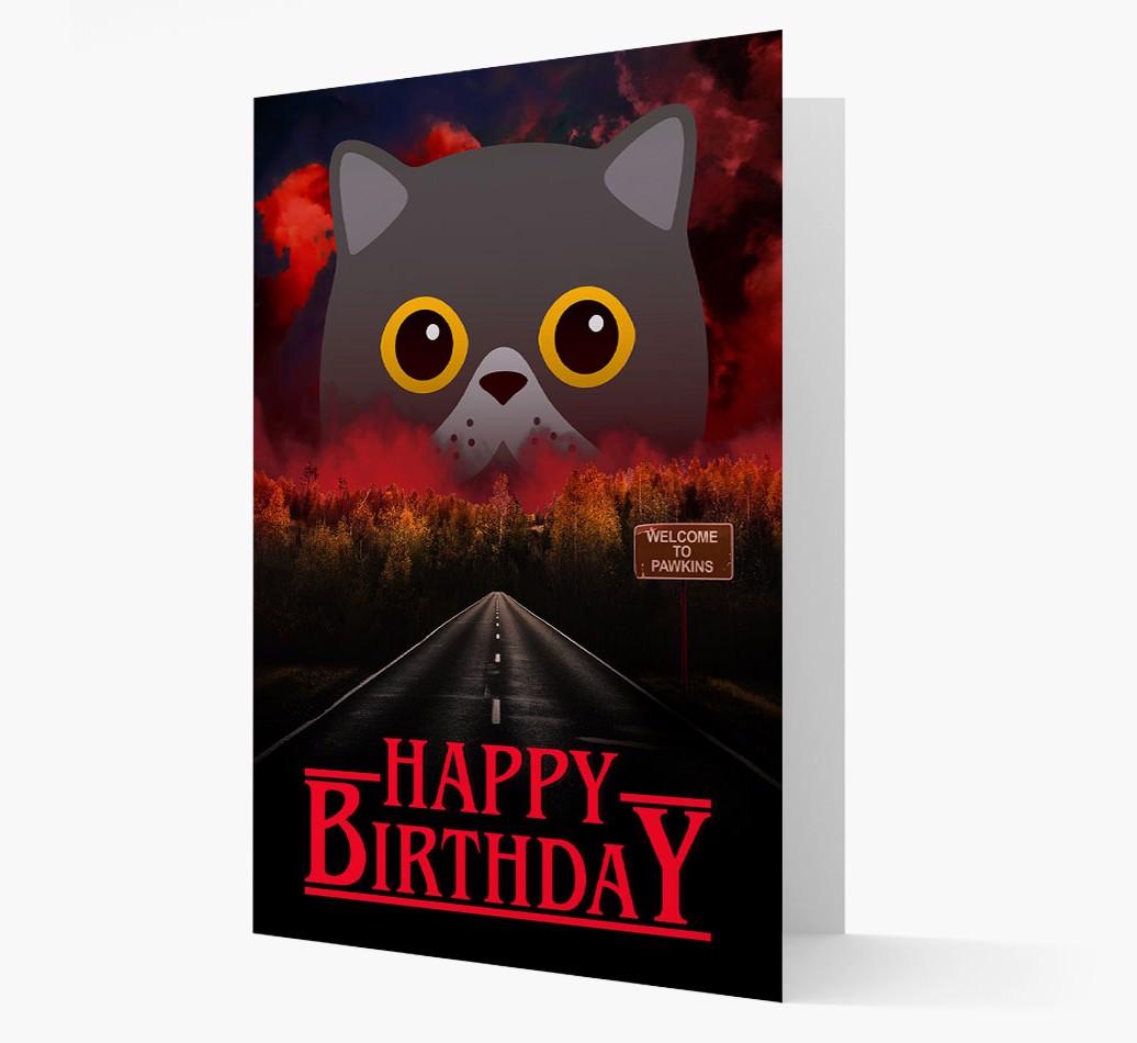 Happy Birthday From Pawkins: Personalized {breedCommonName} Card