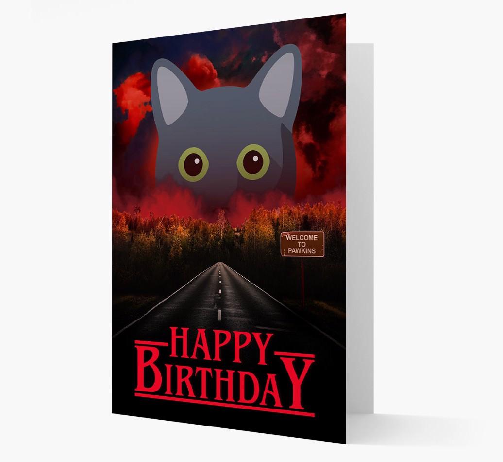 Happy Birthday From Pawkins: Personalized {breedCommonName} Card