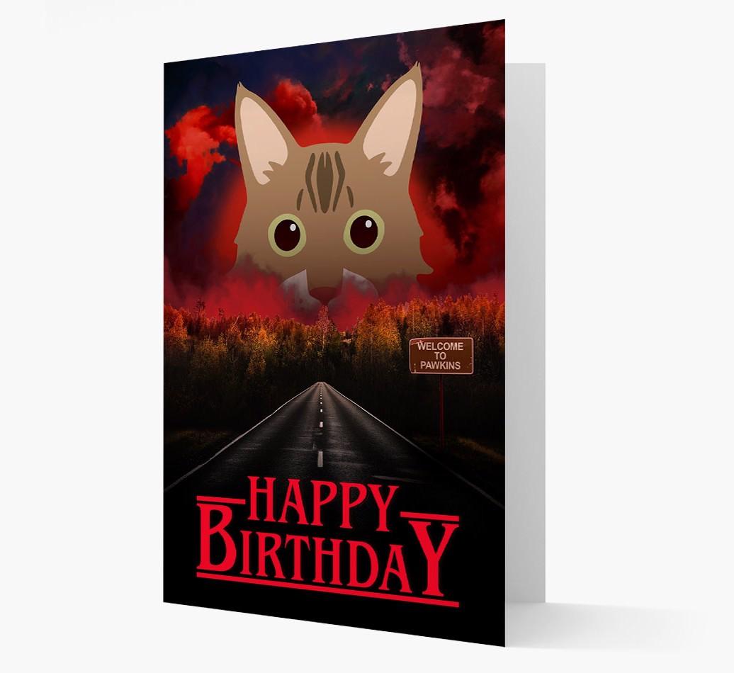 Happy Birthday From Pawkins: Personalized {breedCommonName} Card