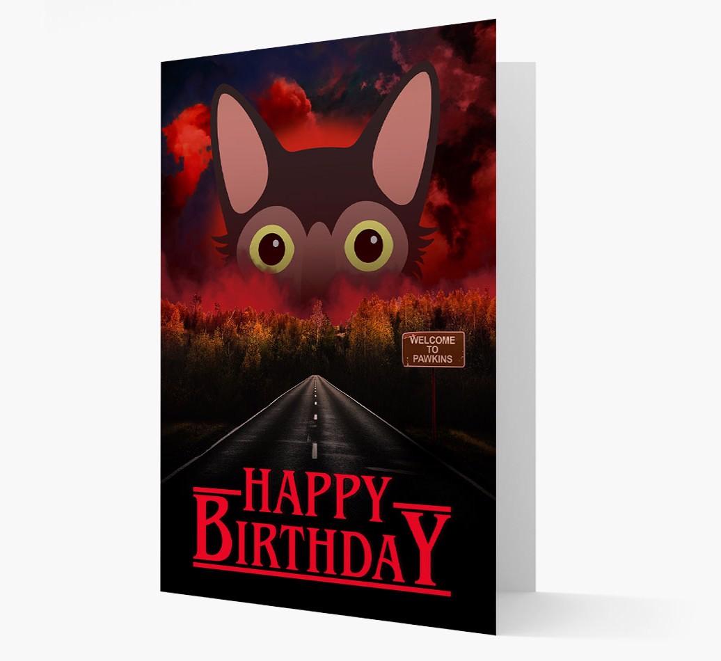 Happy Birthday From Pawkins: Personalized {breedCommonName} Card