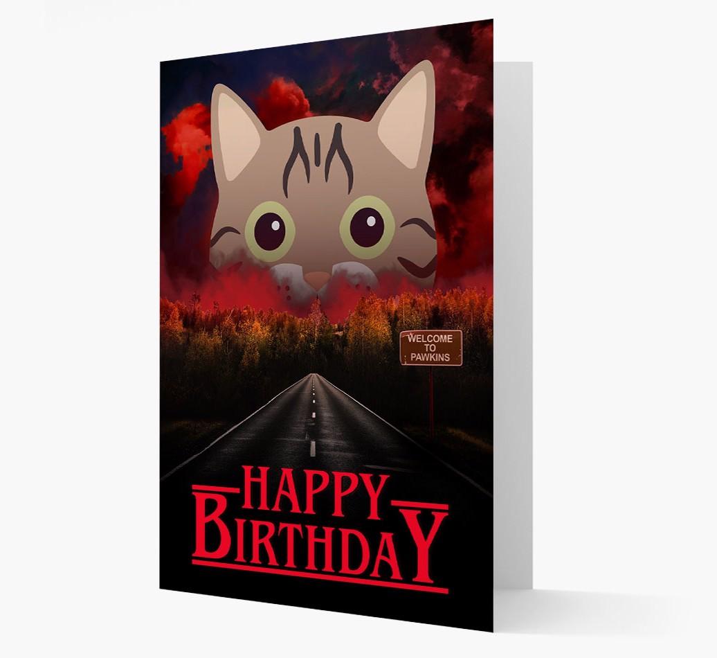 Happy Birthday From Pawkins: Personalized {breedCommonName} Card
