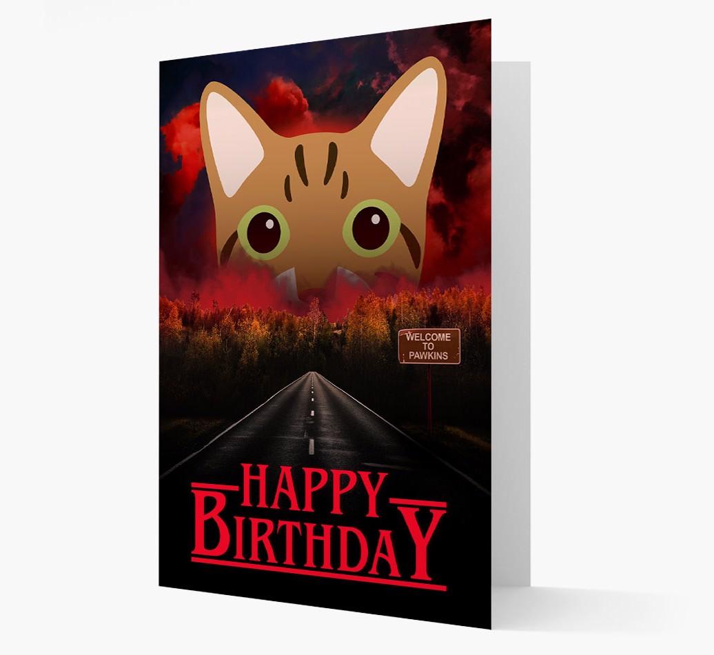 Happy Birthday From Pawkins: Personalized {breedCommonName} Card