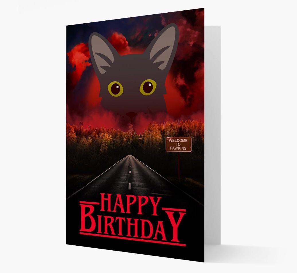 Happy Birthday From Pawkins: Personalized {breedCommonName} Card