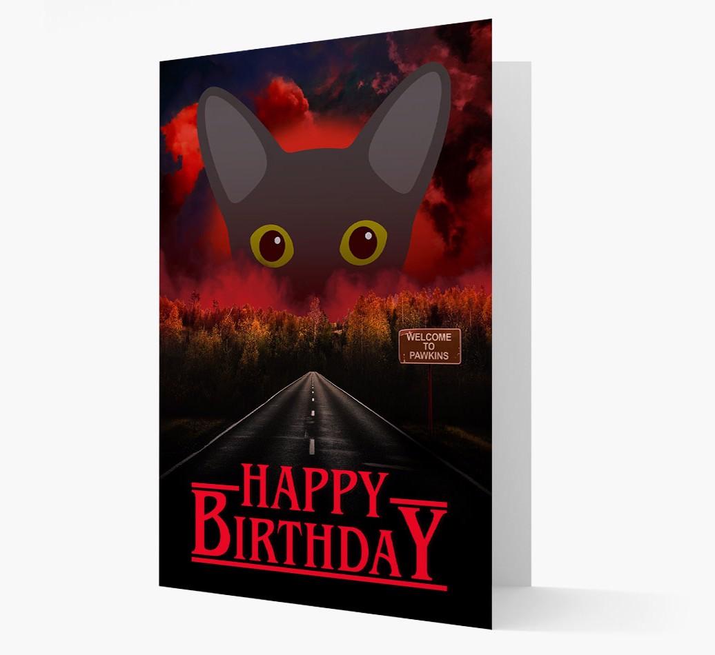 Happy Birthday From Pawkins: Personalized {breedCommonName} Card