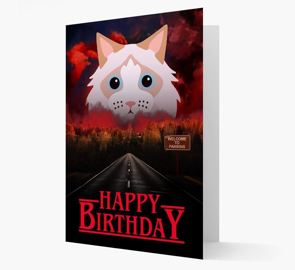 Happy Birthday From Pawkins: Personalized {breedCommonName} Card