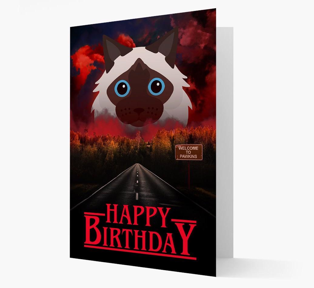 Happy Birthday From Pawkins: Personalized {breedCommonName} Card