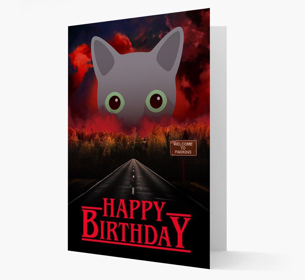 Happy Birthday From Pawkins: Personalized {breedCommonName} Card