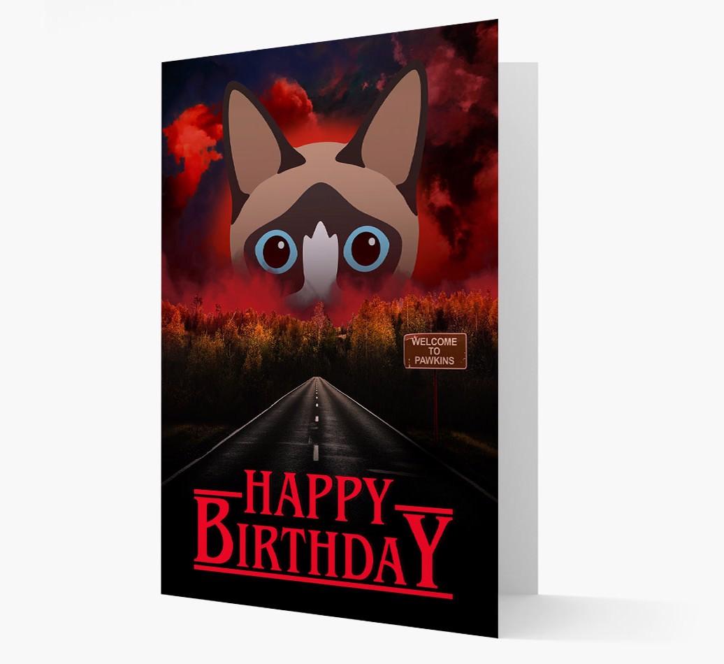 Happy Birthday From Pawkins: Personalized {breedCommonName} Card