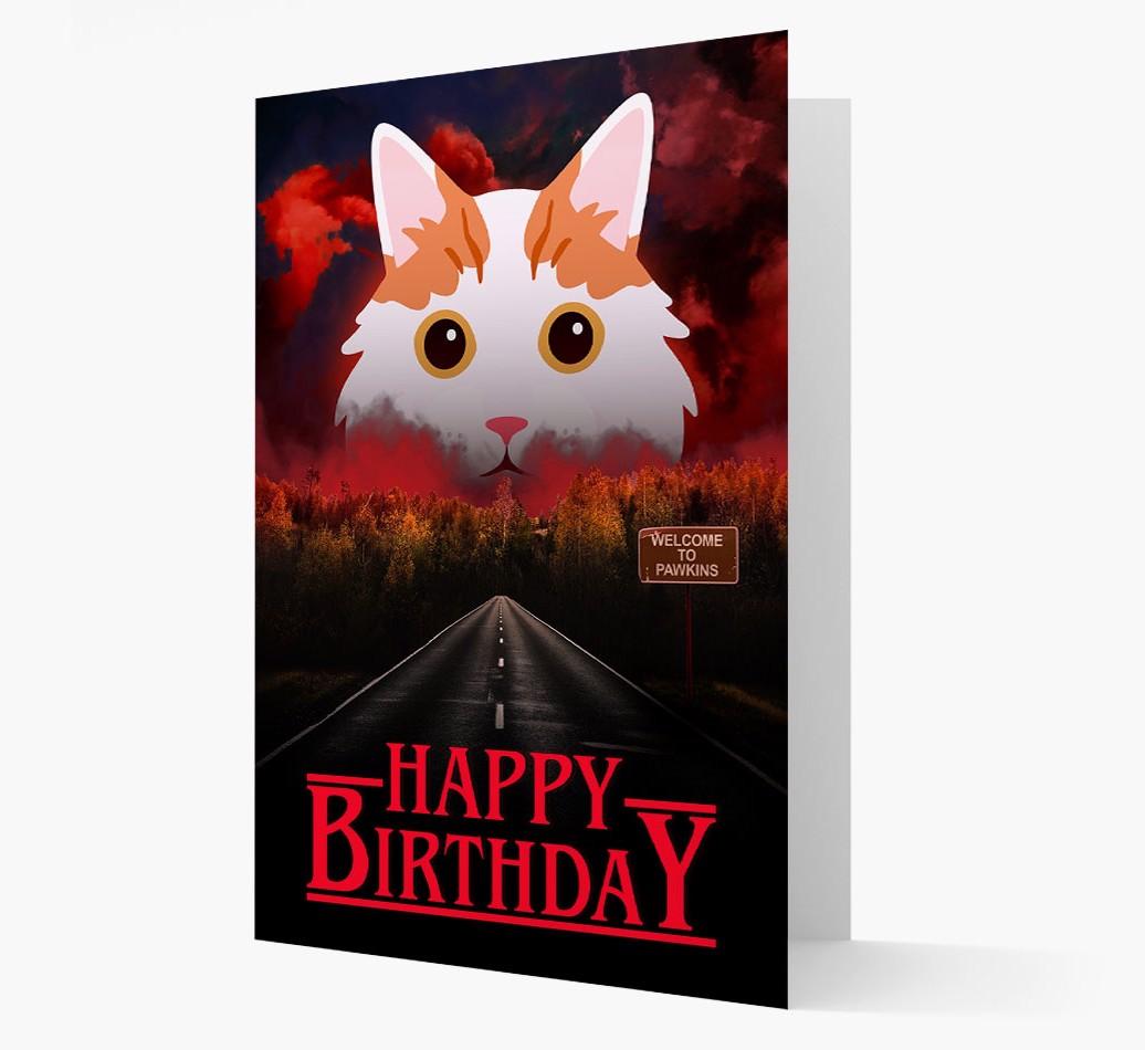 Happy Birthday From Pawkins: Personalized {breedCommonName} Card