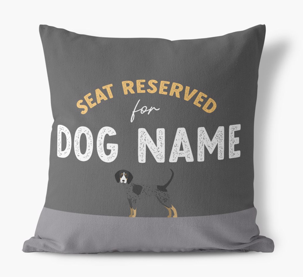 Reserved For: Personalised {breedFullName} Canvas Cushion