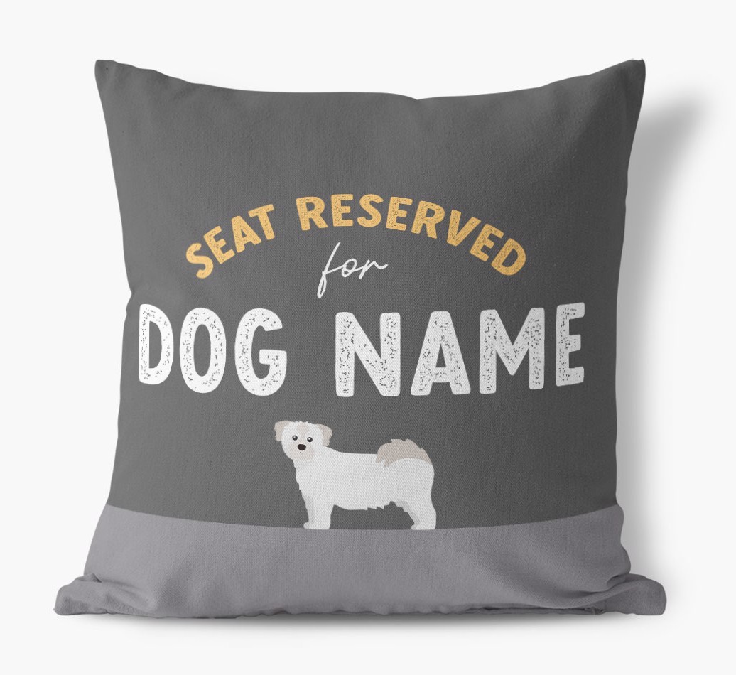 Reserved For: Personalised {breedFullName} Canvas Cushion
