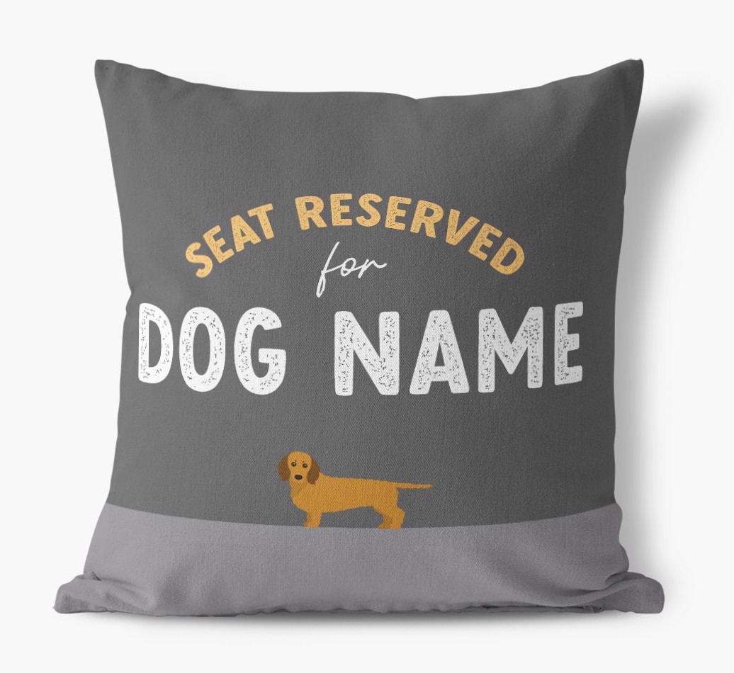 Reserved For: Personalised {breedFullName} Canvas Cushion