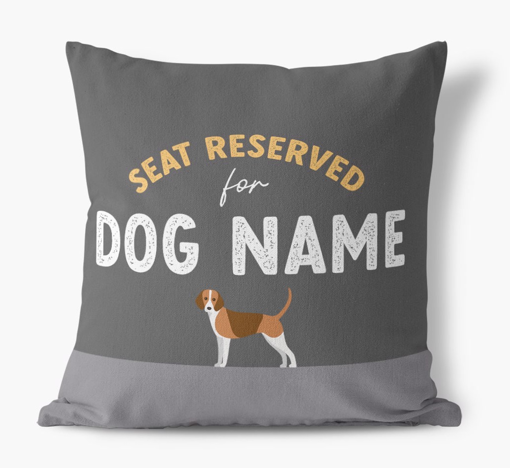 Reserved For: Personalised {breedFullName} Canvas Cushion