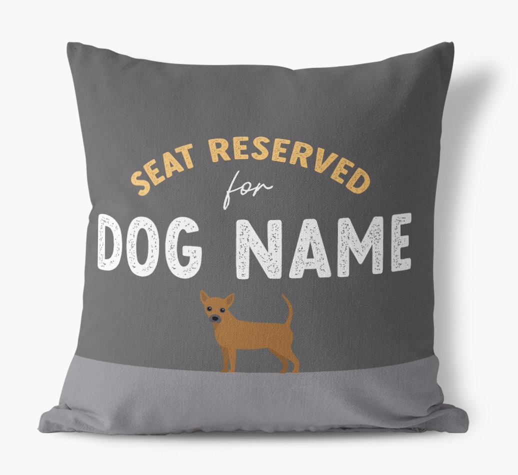 Reserved For: Personalised {breedFullName} Canvas Cushion