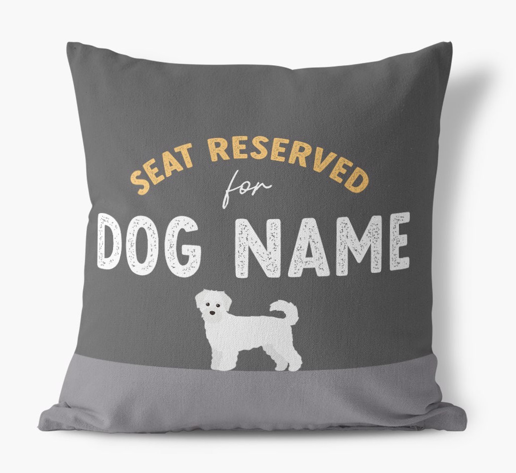 Reserved For: Personalised {breedFullName} Canvas Cushion