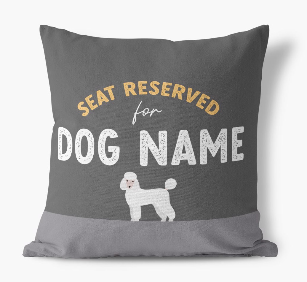Reserved For: Personalised {breedFullName} Canvas Cushion