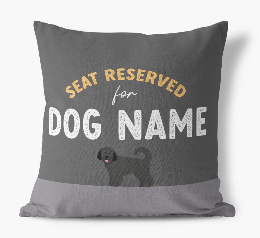 Reserved For: Personalised {breedFullName} Canvas Cushion