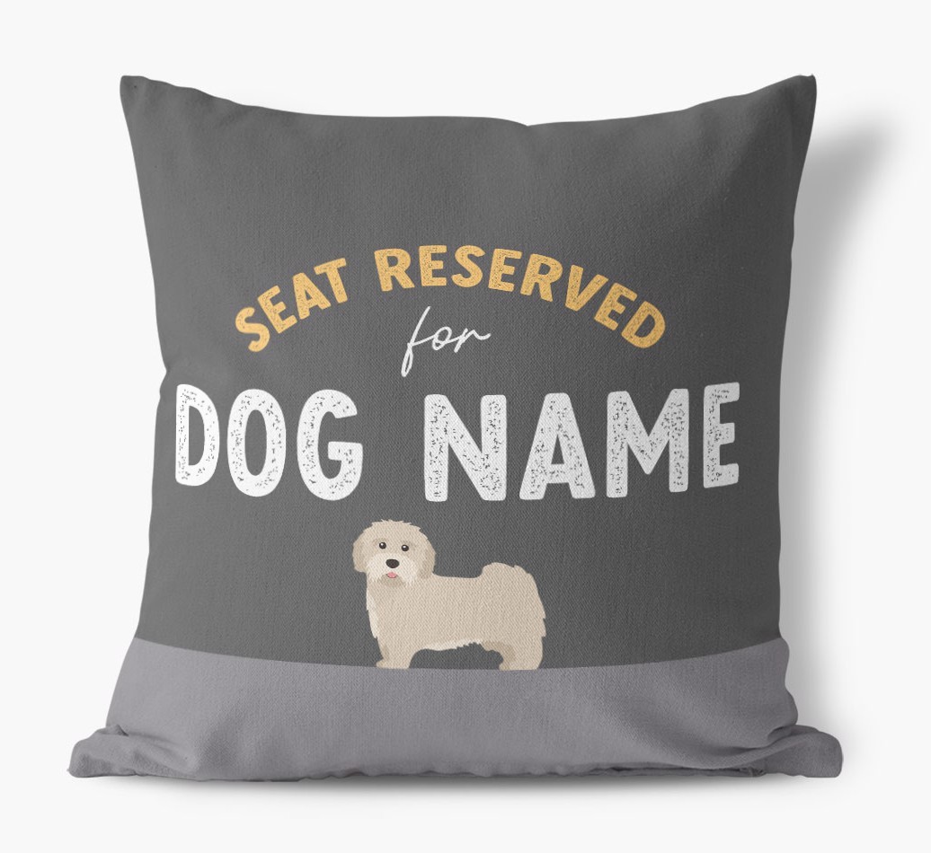 Reserved For: Personalised {breedFullName} Canvas Cushion