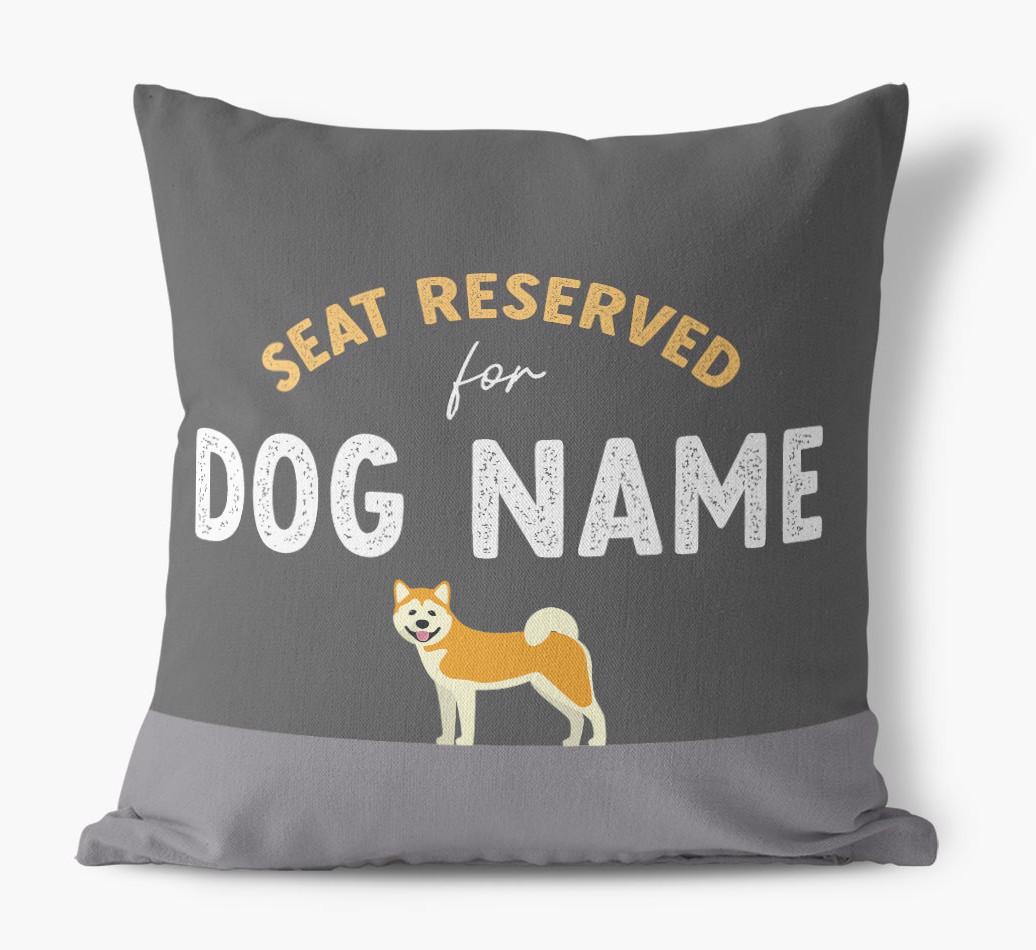 Reserved For: Personalized {breedFullName} Canvas Pillow