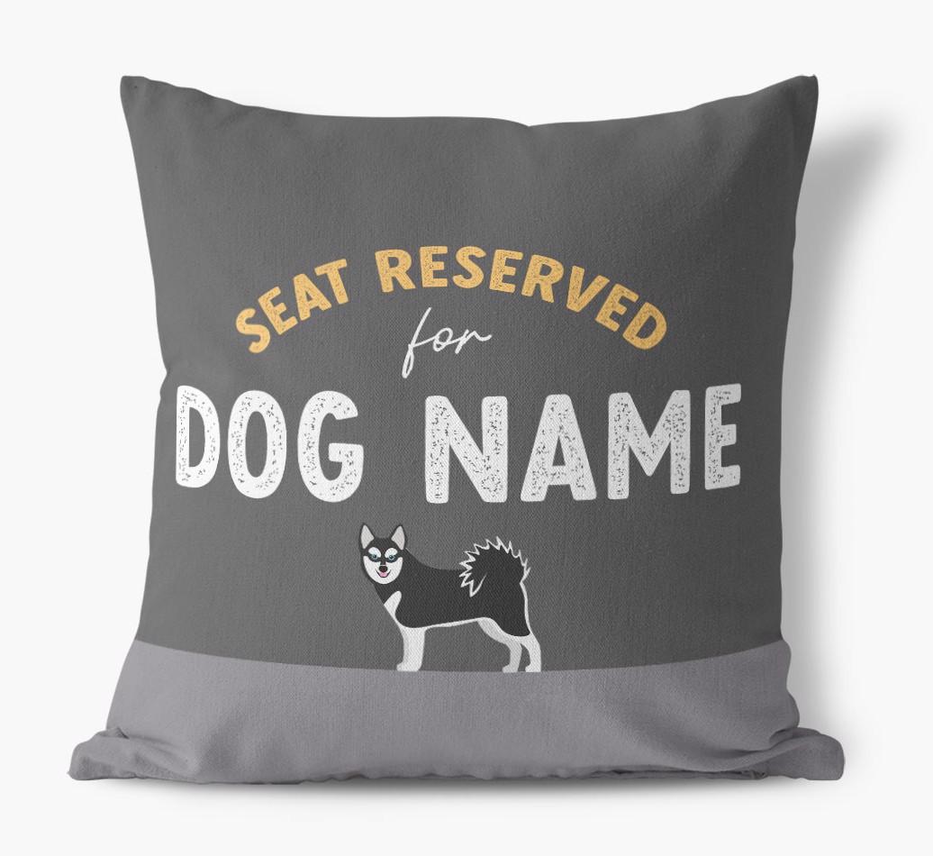 Reserved For: Personalized {breedFullName} Canvas Pillow