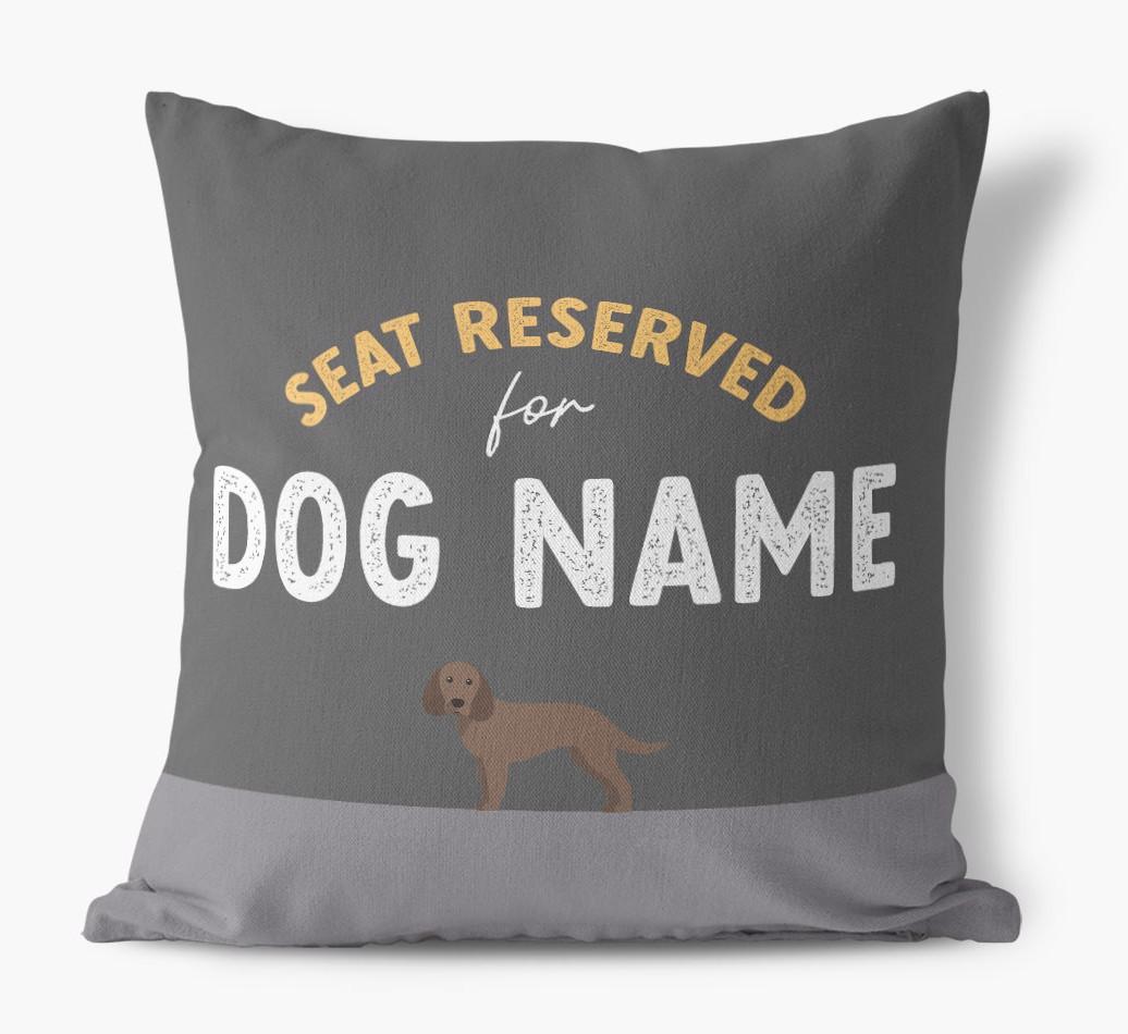 Reserved For: Personalized {breedFullName} Canvas Pillow