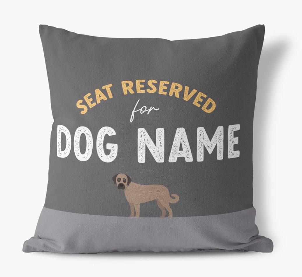 Reserved For: Personalized {breedFullName} Canvas Pillow