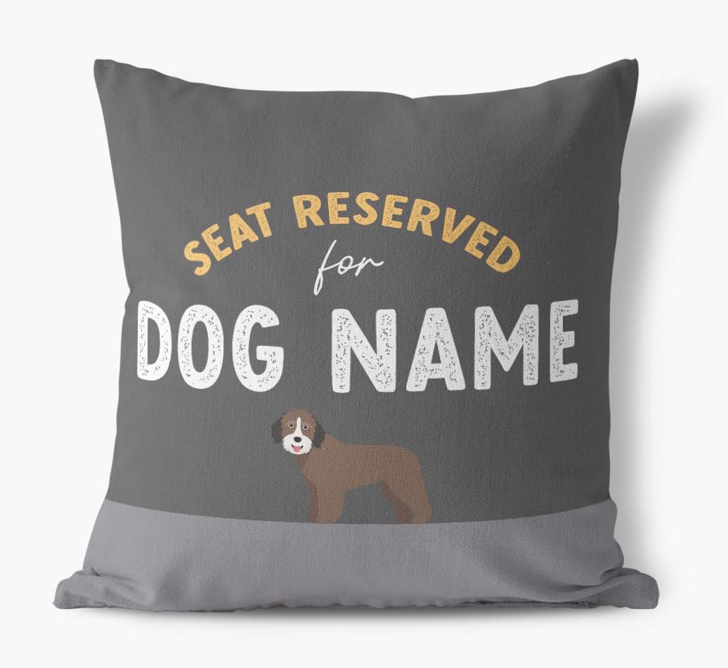 Reserved For: Personalized {breedFullName} Canvas Pillow