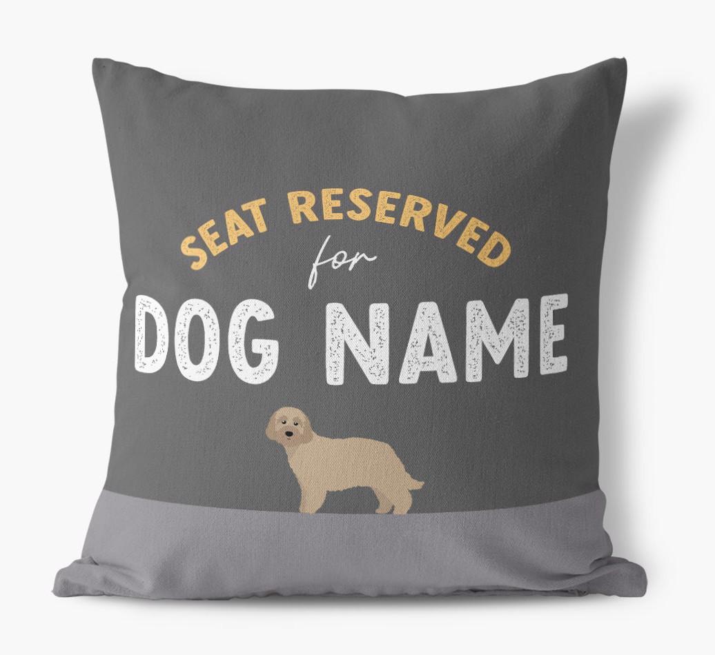 Reserved For: Personalized {breedFullName} Canvas Pillow