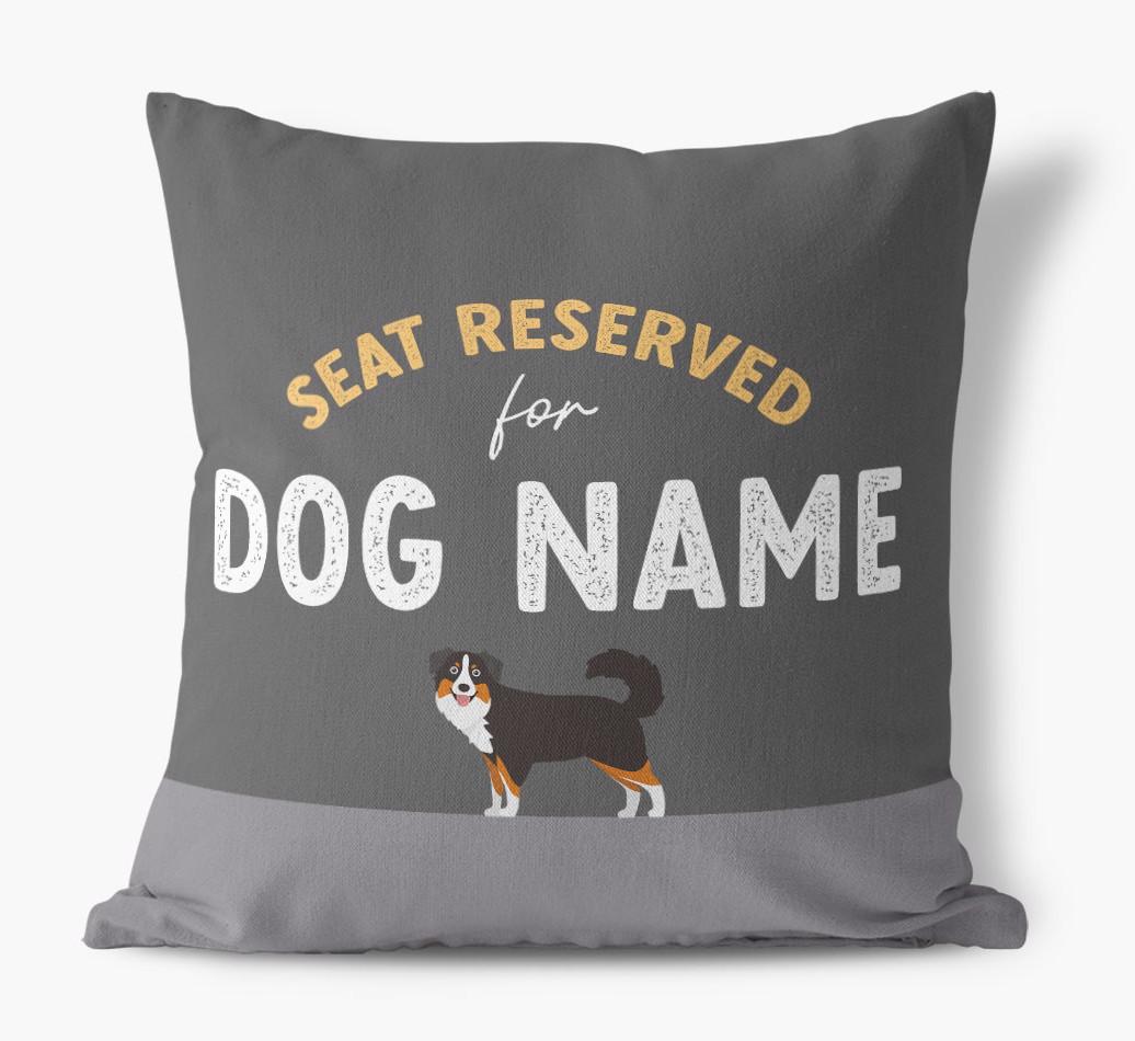 Reserved For: Personalized {breedFullName} Canvas Pillow