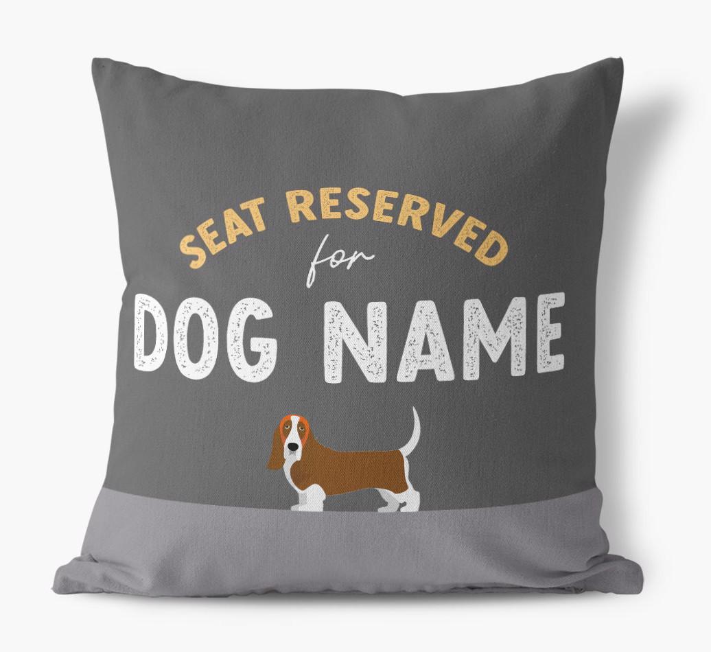 Reserved For: Personalized {breedFullName} Canvas Pillow