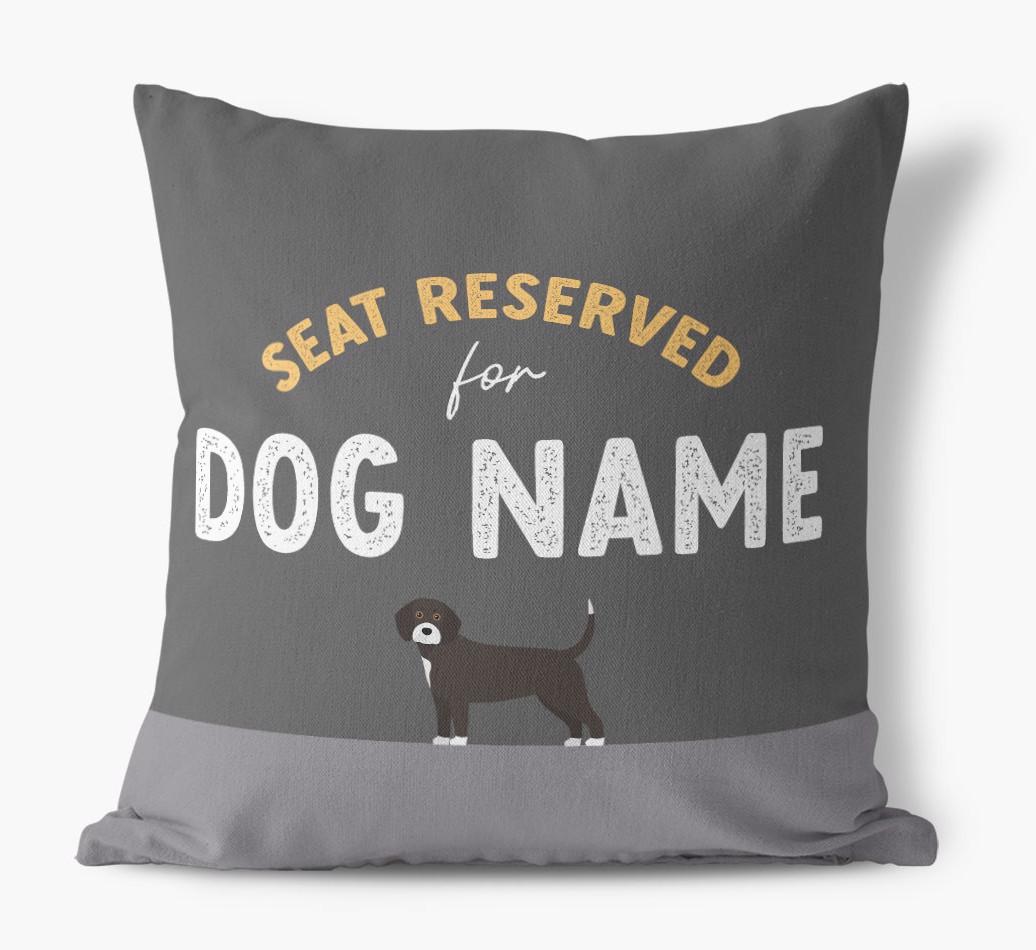 Reserved For: Personalized {breedFullName} Canvas Pillow