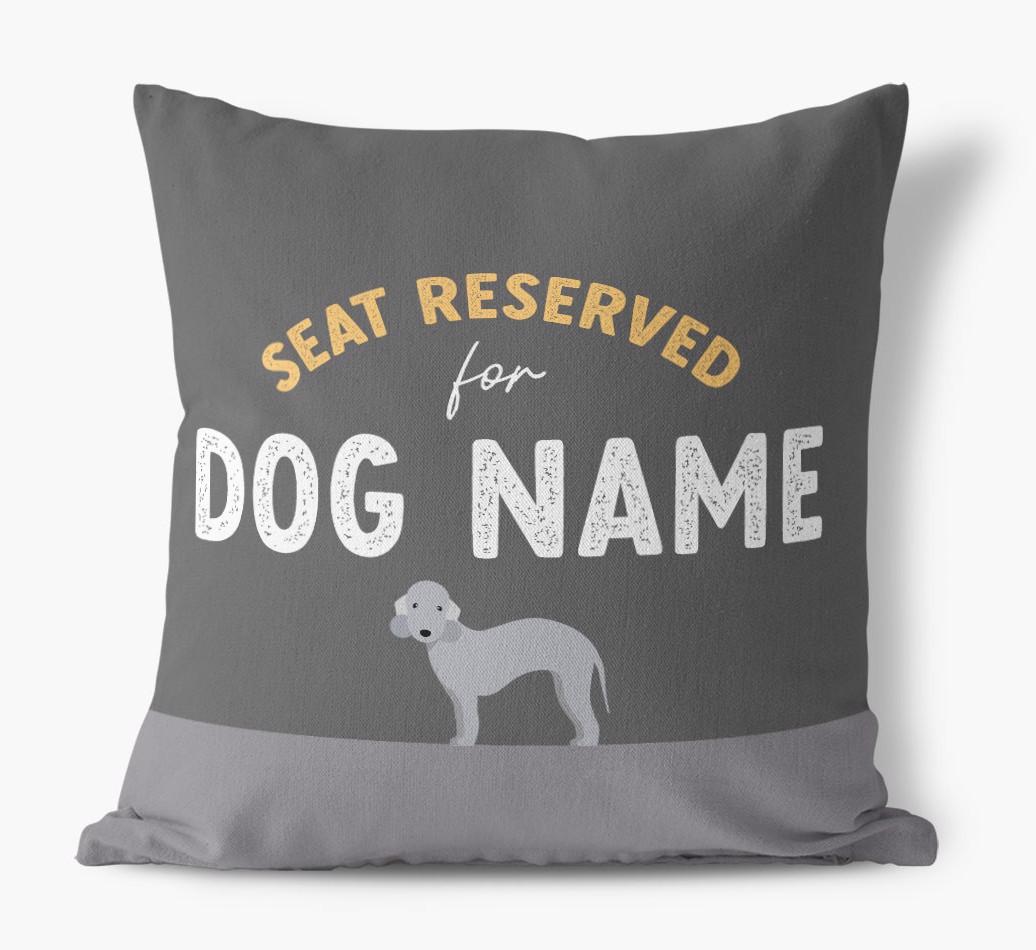 Reserved For: Personalized {breedFullName} Canvas Pillow