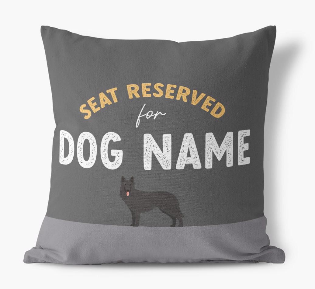 Reserved For: Personalized {breedFullName} Canvas Pillow