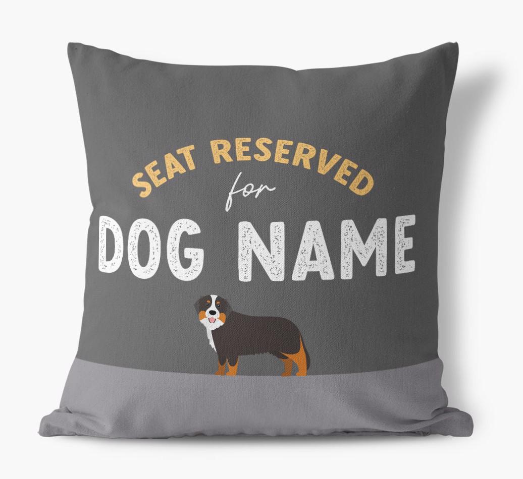 Reserved For: Personalized {breedFullName} Canvas Pillow