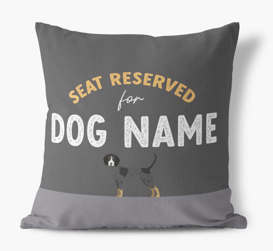 Reserved For: Personalized {breedFullName} Canvas Pillow