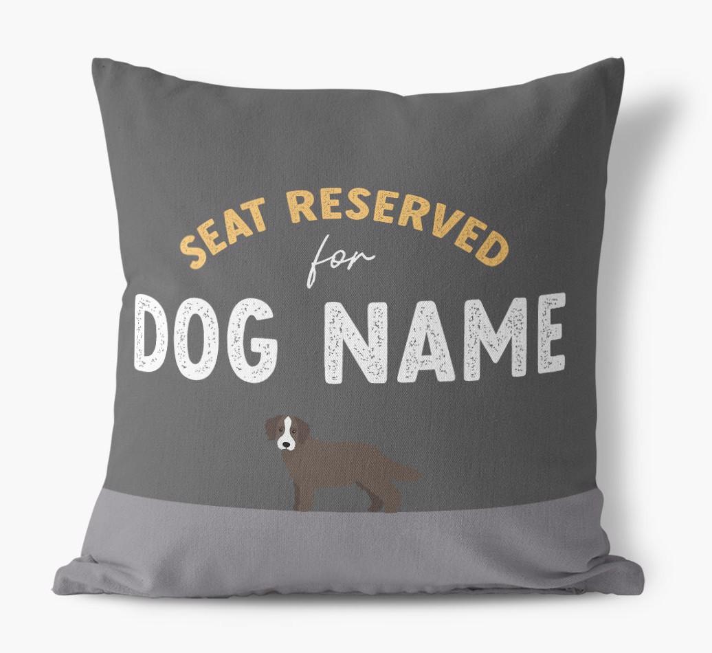 Reserved For: Personalized {breedFullName} Canvas Pillow