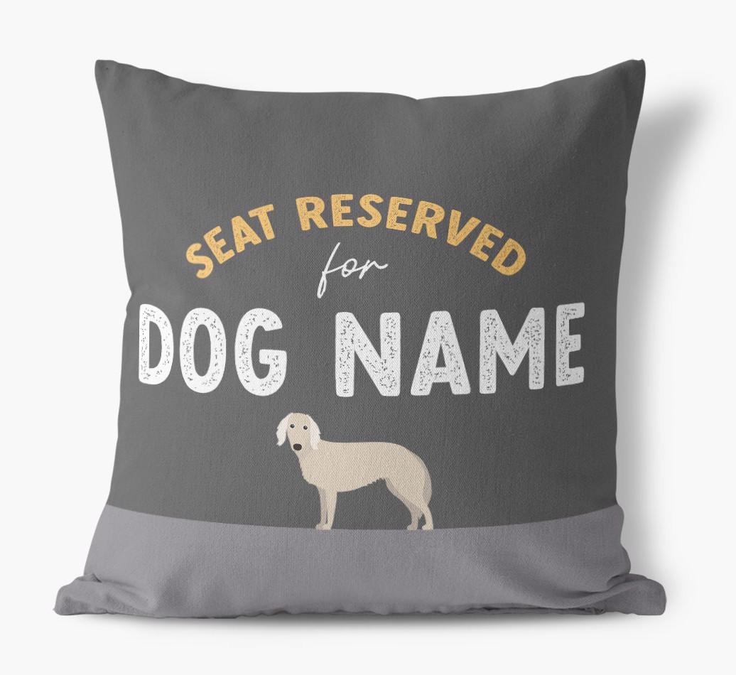 Reserved For: Personalized {breedFullName} Canvas Pillow