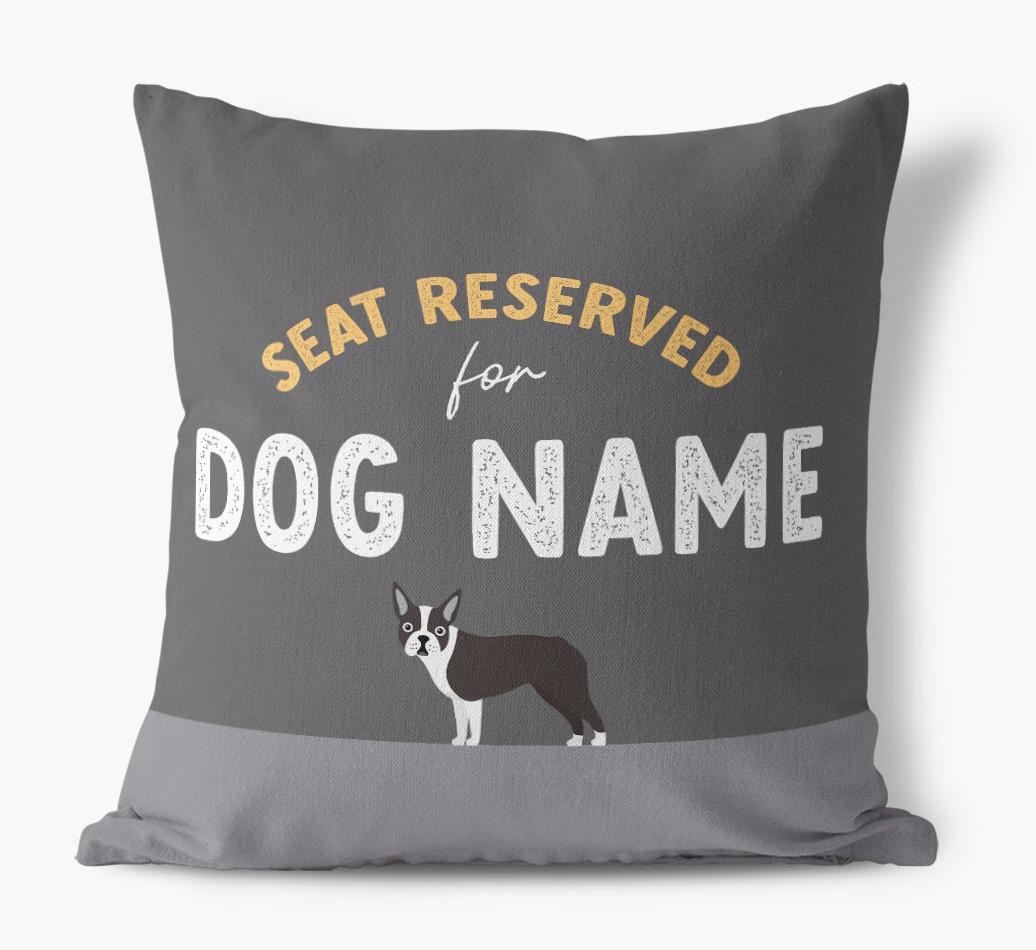 Reserved For: Personalized {breedFullName} Canvas Pillow