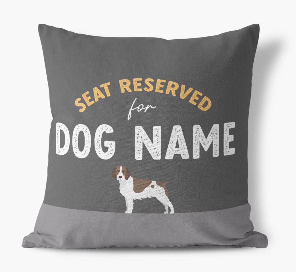 Reserved For: Personalized {breedFullName} Canvas Pillow