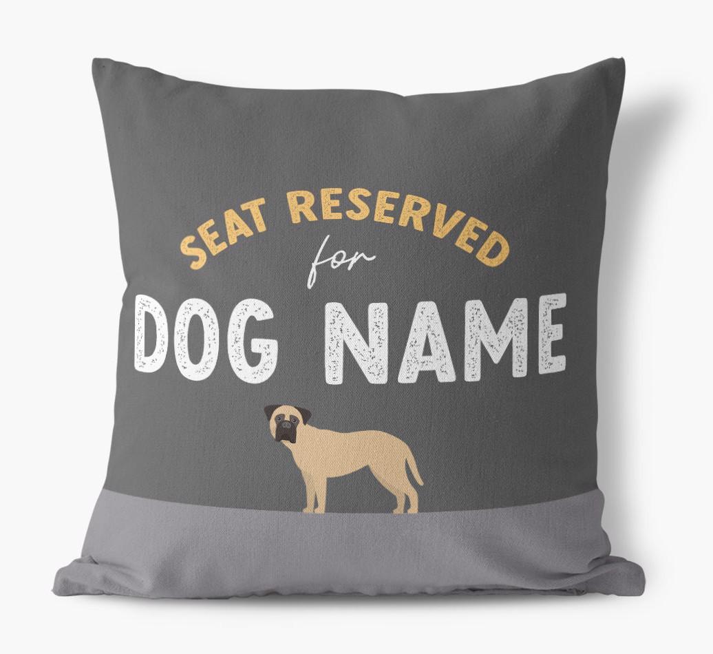 Reserved For: Personalized {breedFullName} Canvas Pillow