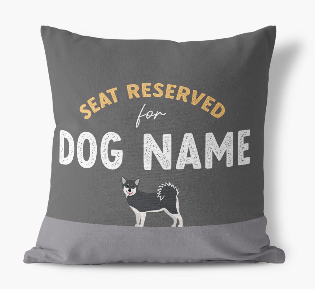 Reserved For: Personalized {breedFullName} Canvas Pillow